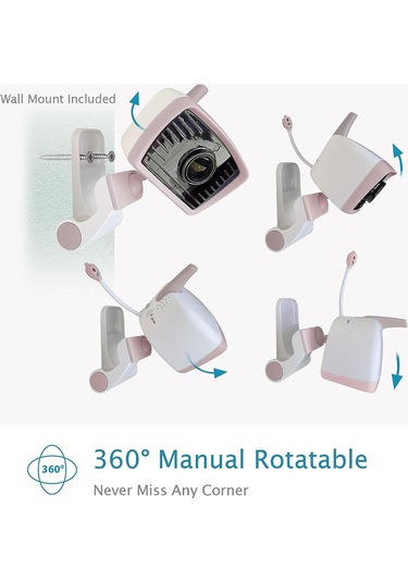 Moonybaby 5" Uzun Menzilli 2 Kameralı Bebek Monitörü, Wifi Gerekmez