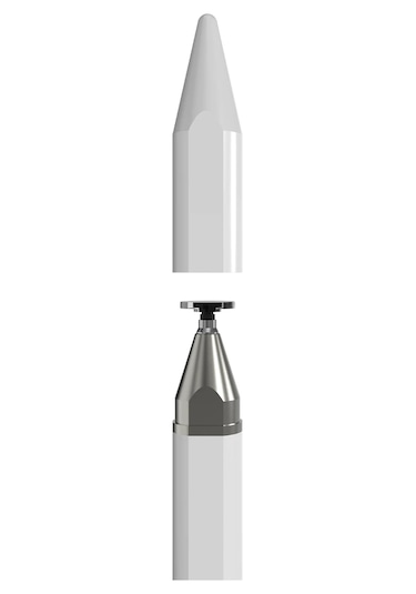 İthalat Dokunmatik Stylus Kalem Pen 1101 - Beyaz