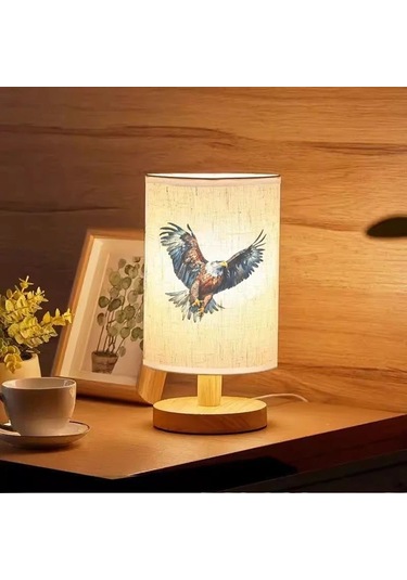 Willowhaven 24x10 Modern Yatak Başı Lambası - Zarif Kartal Tasarımı, Usb Güçlü, Oturma Odası Yatak Odası İçin Füme