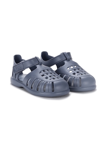İgor S10271 Tobby Solid Kız/Erkek Çocuk  Sandalet Ayakkabı Gri Çok Renkli