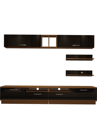 Decoraktiv Trendstyle 5220 Slm Tv Ünitesi Tv Sehpası Ceviz - Siyah