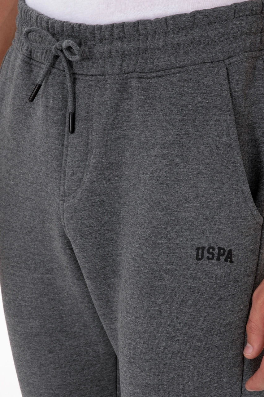 U.S. Polo Assn. Erkek Antrasit Melanj Şardonlu Eşofman Altı 50313745-VR081