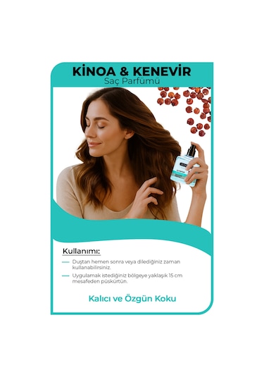 Morfose Kinoa Ve Kenevir İçerikli Saç Parfümü 100 Ml