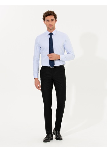 Cacharel Siyah Slim Fit Kumaş Pantolon