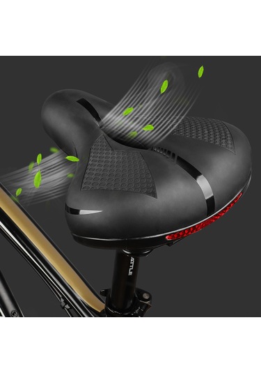 Xindoker Süper Yumuşak, Şok Emici Bisiklet Jantı - Pu Malzeme, Su Geçirmez, Yüksek Elastik Yaylı, Gece Reflektörlü, Tüm Mevsimler İçin Çok Renkli