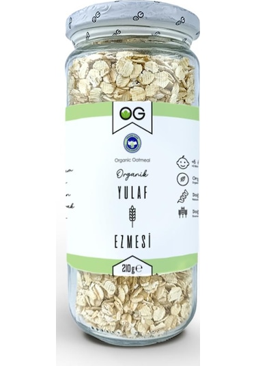 OG natural Organik Yulaf Ezmesi 210 Gr +6 Ay 210 G