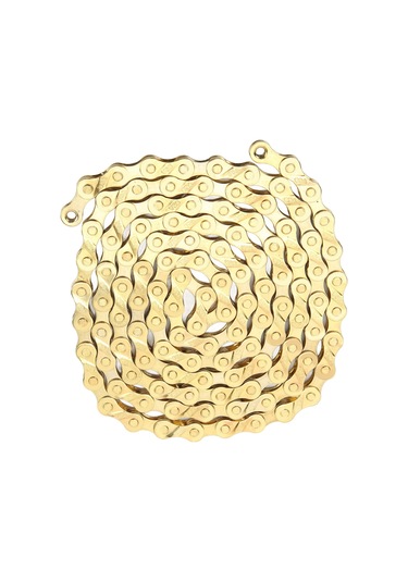 Fosenze Vg Sports 8 Vites Bisiklet Zinciri, Yüksek Karbon Çelik, 980kg Gerilme Dayanımı, Sorunsuz Vites, Dağ Ve Yol Bisikletleri İçin Altın Diğer