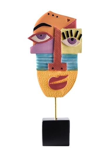 Xianwen Geeroyoo El Yapımı Göz Kırpan Soyut Reçine Heykel -