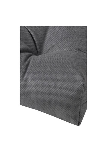 Gri Sandalye Minderi 4 Adet 40/35x38x7 Cm