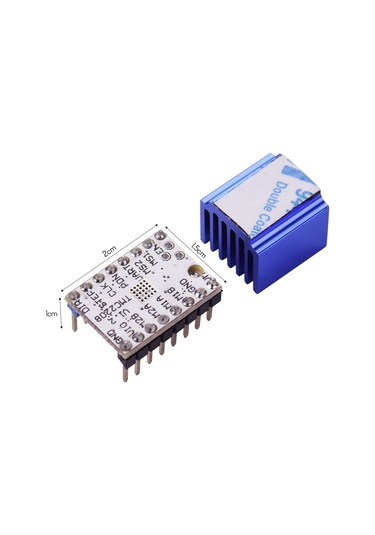 5 Adet Tmc2208 V1.2 Stepper Motor Sürücü Modülü, 3d Yazıcı İçin Isı Sincabı Tornavida İle Birlikte
