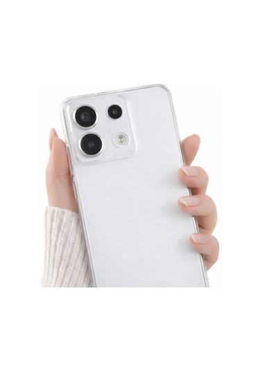 Redmi Note 13 Pro 5g Uyumlu Kılıf Şeffaf Kamera Korumalı 3d