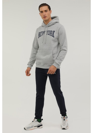 Superfly MEN KAPŞ. SWEAT Gri Erkek Sweatshirt Gri