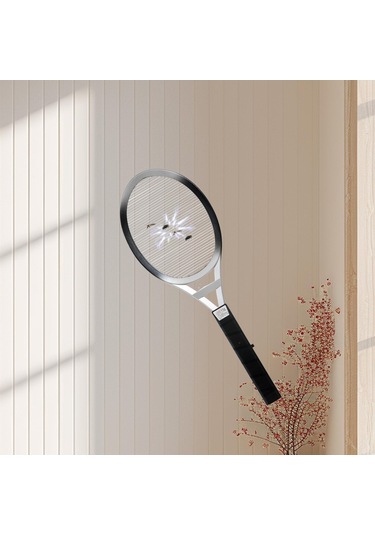 Suntek Raket El Aksesuarları Elektrikli Sineklik Beyaz - Gri