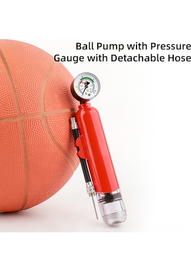 Padalink Taşınabilir Hızlı Şişirme Pompası - Basketbol Ve Futbol Topları İçin Mini Abs Şişirme Aleti, Yeşil