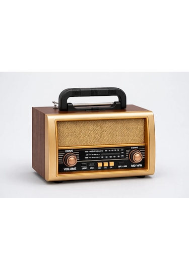 Nostaljikbluetooth Radyo Fm Radyo Usb Şarjlı Hoparlör 86991502