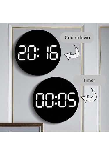 Novahub Suntek Magideal Dijital Duvar Saati Sessiz Sıcaklık Ölçer Çok-renkli Tn, Çok Renkli Çok Renkli