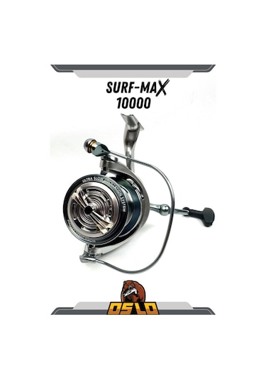 Surf Max 10000 Surf Misina Sarılı Olta Makinesi Yedek Kafalı
