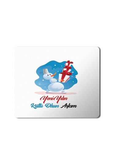 2024 Yeni Yılın Kutlu Olsun Aşkım Mousepad Mouse Pad