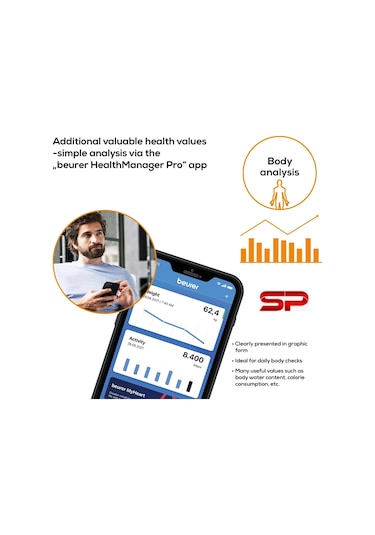 Beurer BF880 Wifi ve Bluetooth Özellikli Vücut Analiz Diyagnoz Tartısı