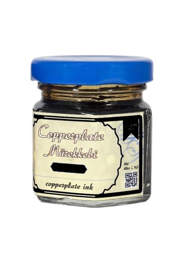 Koza Copperplate Mürekkebi 40Ml Black - Siyah