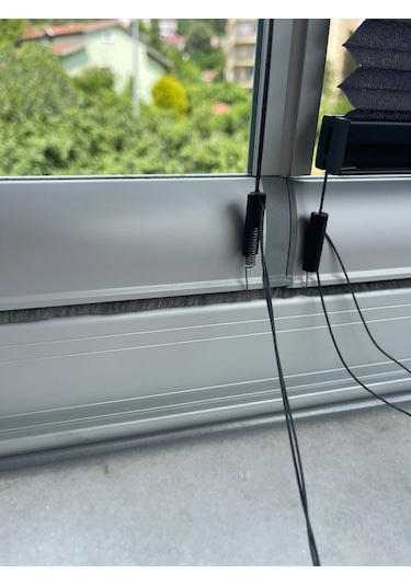 Plise Perde Cam Balkon Akordiyon Perde Yaylı Kancalı Sistem Çok Renkli