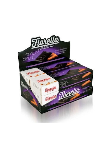 Fiorella Chocobiscuit Bitter Çikolatalı Bisküvi 102 Gr. 6 Adet (1 Kutu)
