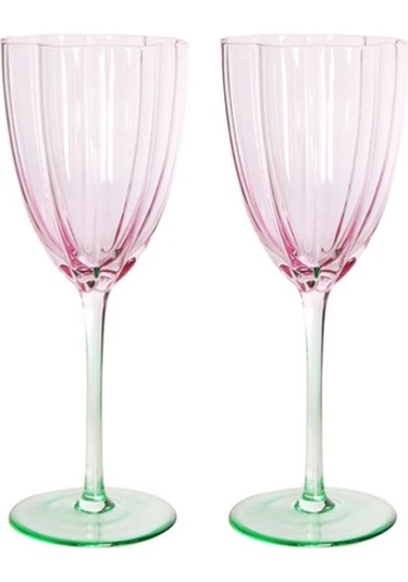 Vintage Gözlükler Açık Cam Kokteyl Gözlükleri Uzun Köklü Yaratıcı Şampanya Gözlükleri