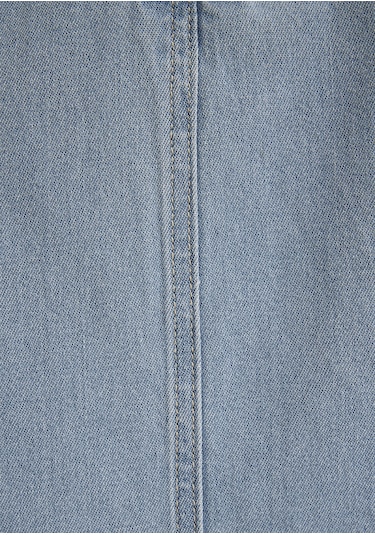 Mavi - Bridget Gold Klasik Açık Mavi Jean Elbise 1310541-87816 Açık Mavi