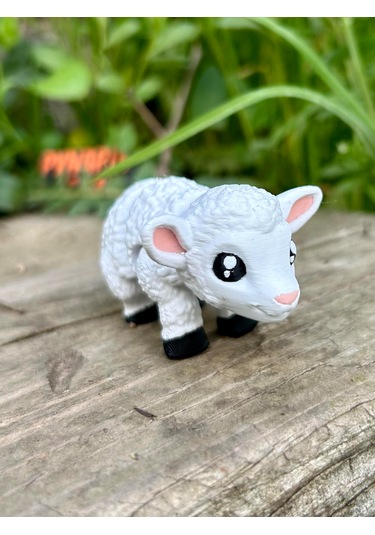 Kuzu Oyuncak 3d Hareketli Organik Oyuncak Vip Model- Orta Boy