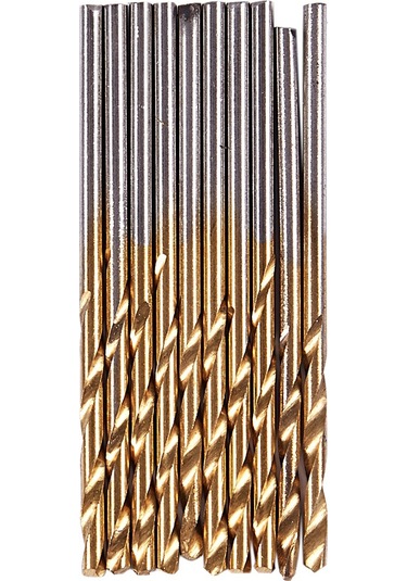 50 Adet 1/1.5/2.0/2.5/3mm Titanyum Kaplamalı Hss Matkap Ucu Seti