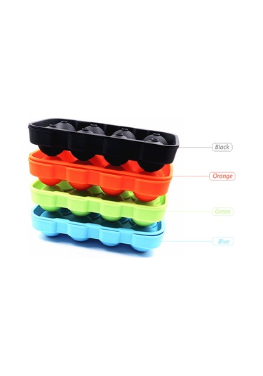 Kosona 8 Bölmeli Silikon Buz Küpü Kalıbı - Geri Kullanıma Uygun, Kapaçklı, Kolay Buz Çıkarımı - Kokteyller, Kahve İçin Mutfak Aleti Çok Renkli