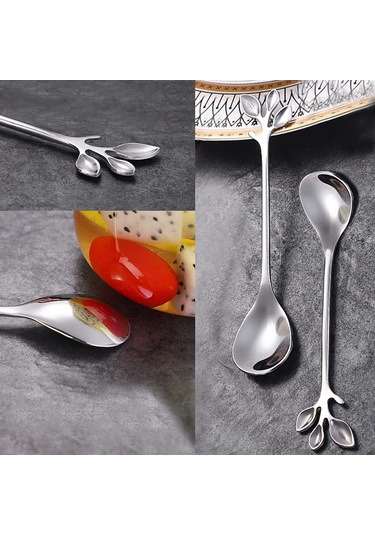 12 Parçalı Kahve Kaşığı, Bıçaklı Paslanmaz Çelik Kahve Kaşığı, Yaprak Saplı Kaşık, Paslanmaz Çelik Çay Kaşığı, Paslanmaz Çelik Çay Kaşığı Çatal Bıçak Takımı