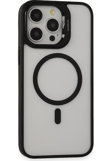 Joko iPhone 14 Pro Kılıf Roblox Lens Magsafe Standlı Kapak Glblseme - 1 - Siyah