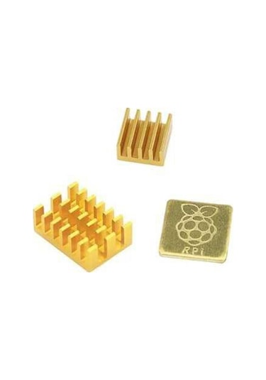 Raspberry Pi 4 - 3 Parça Alüminyum Soğutucu