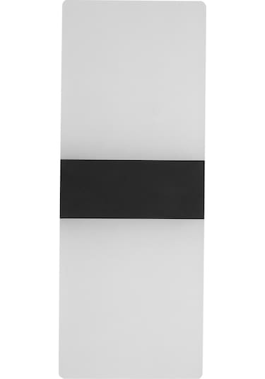 Yaozixa Led Duvar Lambası Odalar İçin Islak Işık, Döner Panel Ve Göz Korumalı Mat Kasa Siyah, L Diğer