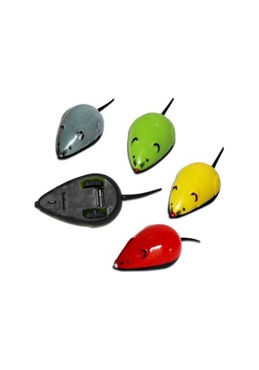 Çek Bırak Renkli Hareketli Fare Premiım 9 3.5 3cm Karışık Renklerde 1 Adet
