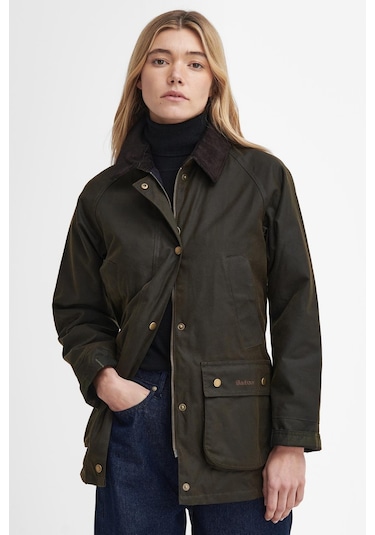 Barbour Acorn Yağlı Ceket Ol51 Olive Yeşil