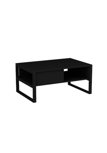 İsti Metal Ahşap Orta Sehpa