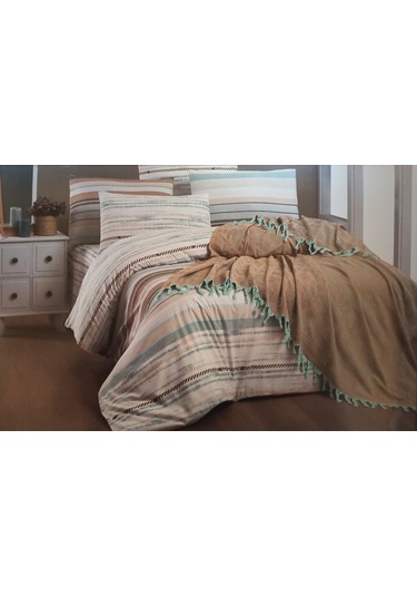 Kristal Çift Kişilik Dekoratif Yatak Örtüsü Seti Gizmo Çok Renkli