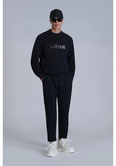Lufian Luther Erkek Sweatshirt Lacivert 001