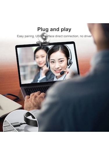 Sones Landshine 90 Derece Geniş Açı 2k Usb Otomatik Odaklı Bilgisayar Canlı Güzellik Hd Kamerası Ve Halka Işık