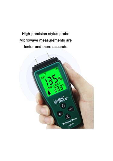 Ahşap Mobilya Yapımı İçin Akıllı Sensör As971 Nem İçeriği Test Cihazı