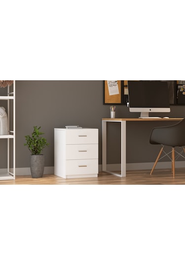 Robin Home Verona C Ofis 3 Lü Keson Beyaz
