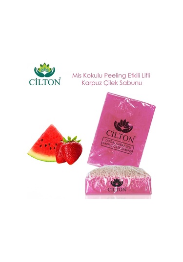 Cilton Cilton Doğal Kabak Lifli Karpuz Çilek Sabunu 120 Ml