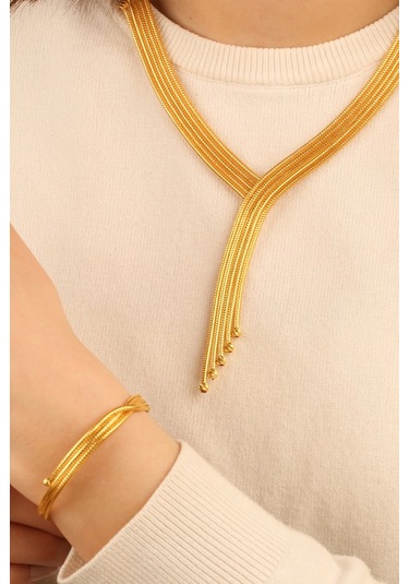 Çgkmücevherat Kalze Dorikalı Altın Kolye Klzkly2 Gold