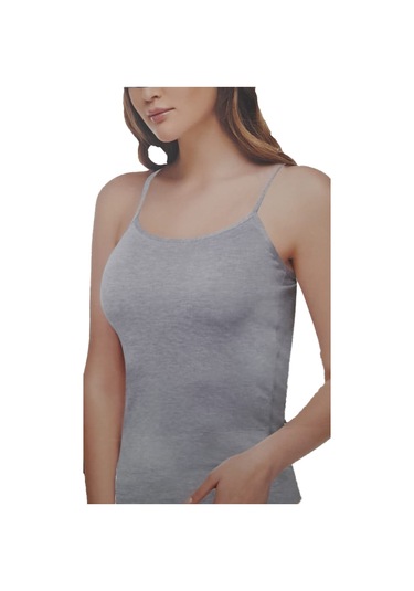 Tutku Elit Bayan Elastan Modal İp Askı Atlet 6 'lı 2001 Gri