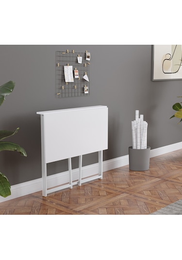 Fahrettin Küçük Work Katlanabilir Çalışma Masası Bilgisayar Masası Çizim Masası Work001 50 x 80 Beyaz67