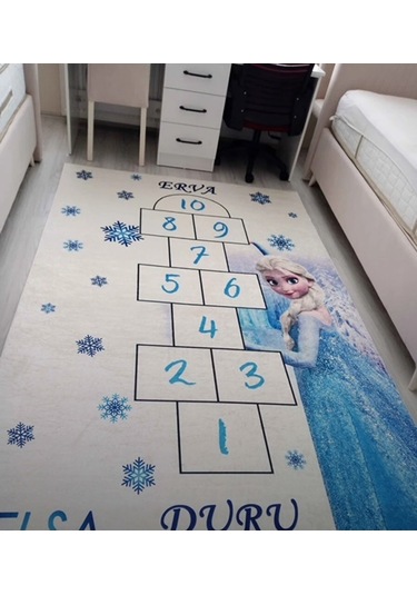 Evsehomes Elsa Halı Mavi