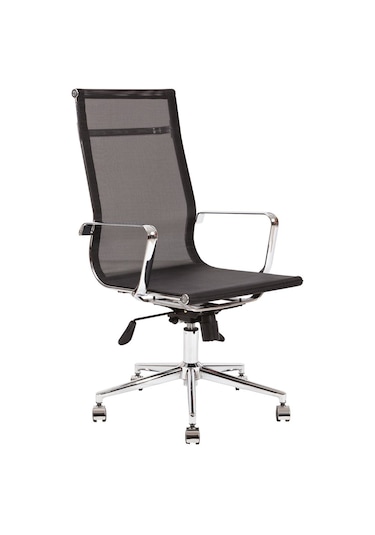 Uzayofismobilyaları Uzay Ofis Line Fileli Müdür Koltuğu -Siyah