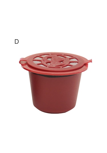 Kırmızı Makineler İçin Akıllı Elektron Yeniden Kullanılabilir Doldurulabilir Kapsül Paslanmaz Çelik Filtre